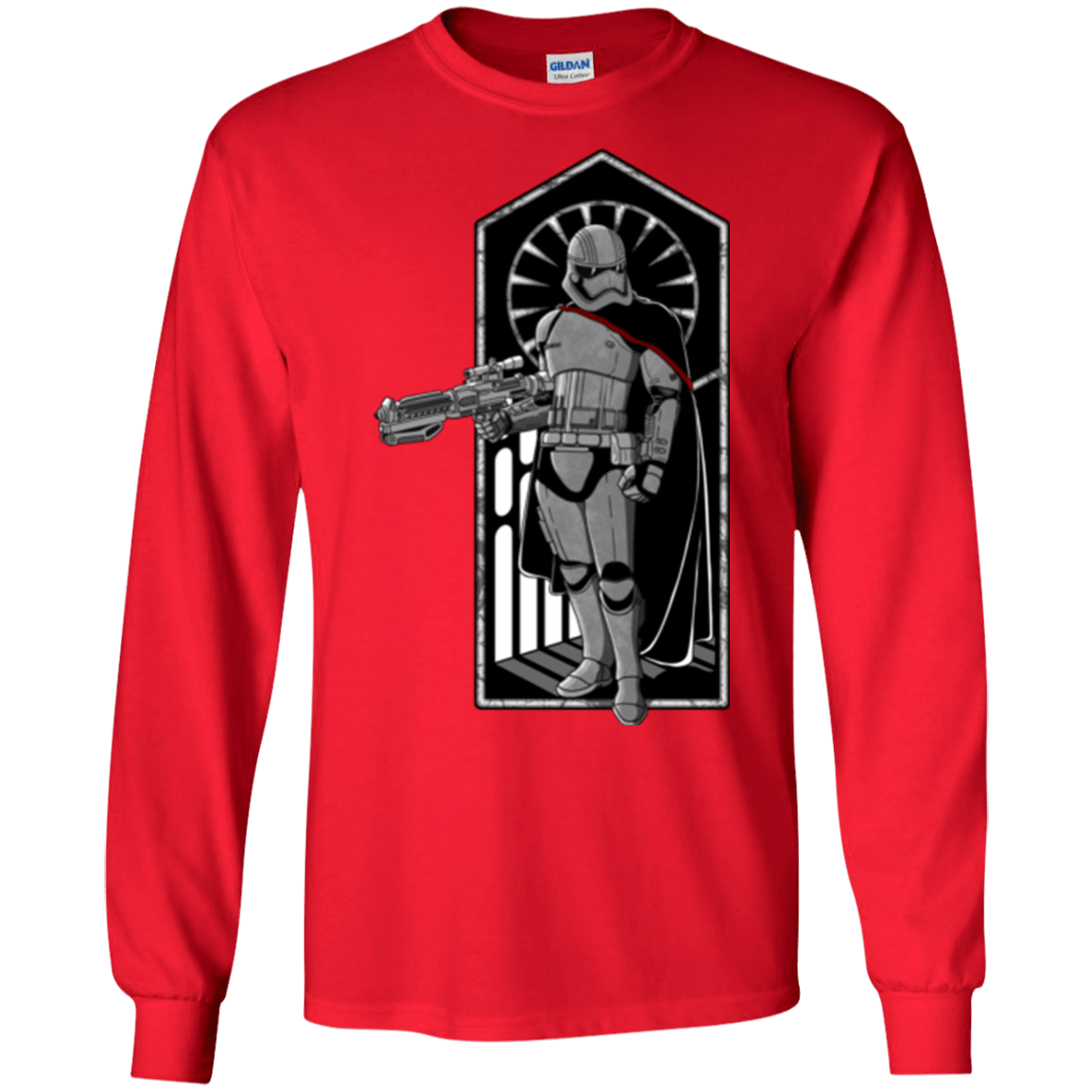 T-Shirts Red / S Captain Men's Long Sleeve T-Shirt