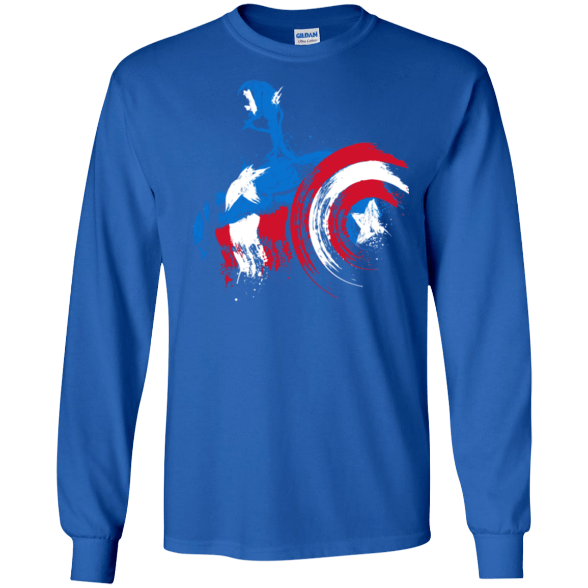 T-Shirts Royal / S Captain Men's Long Sleeve T-Shirt