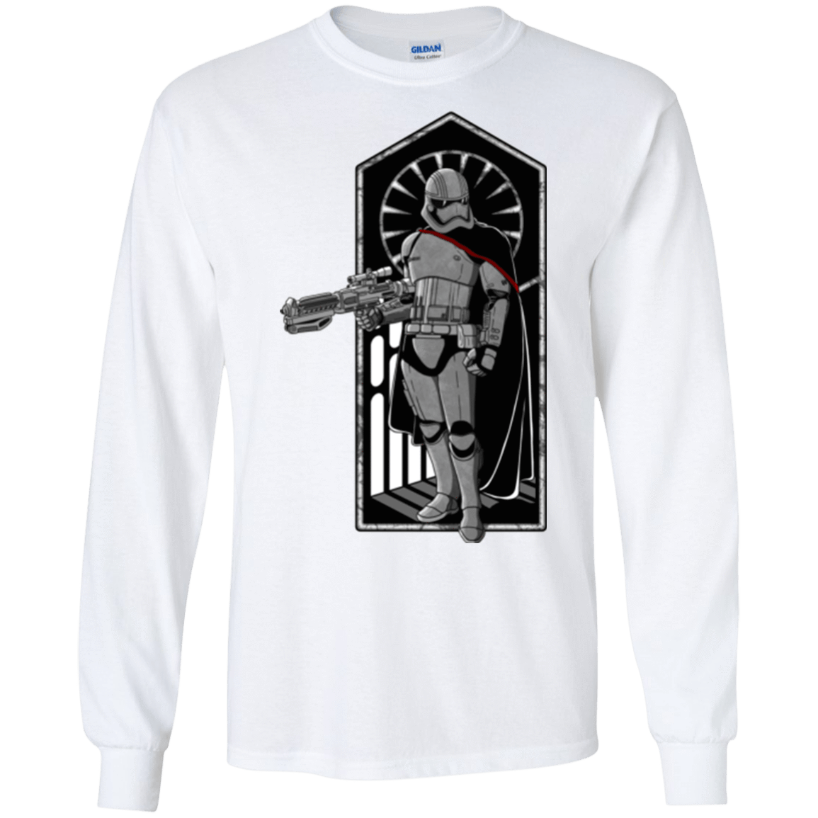 T-Shirts White / S Captain Men's Long Sleeve T-Shirt