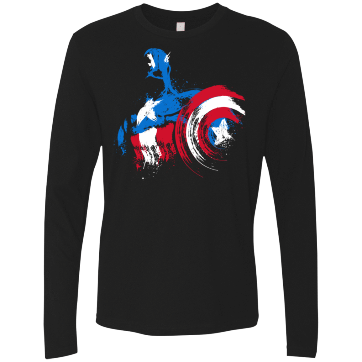 T-Shirts Black / S Captain Men's Premium Long Sleeve