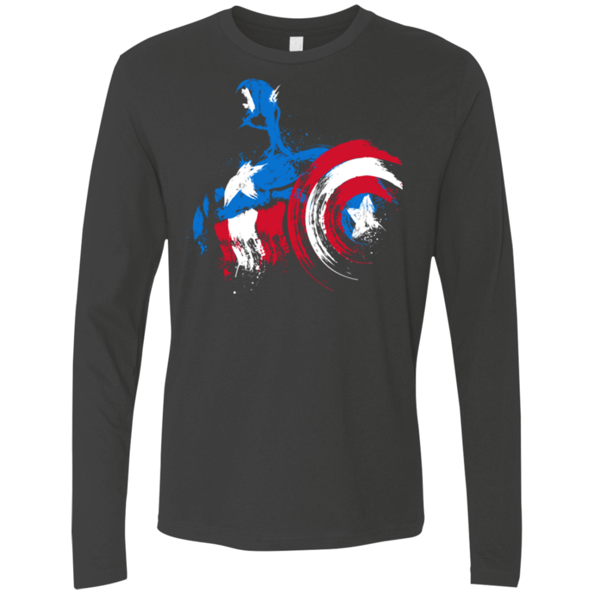 T-Shirts Heavy Metal / S Captain Men's Premium Long Sleeve