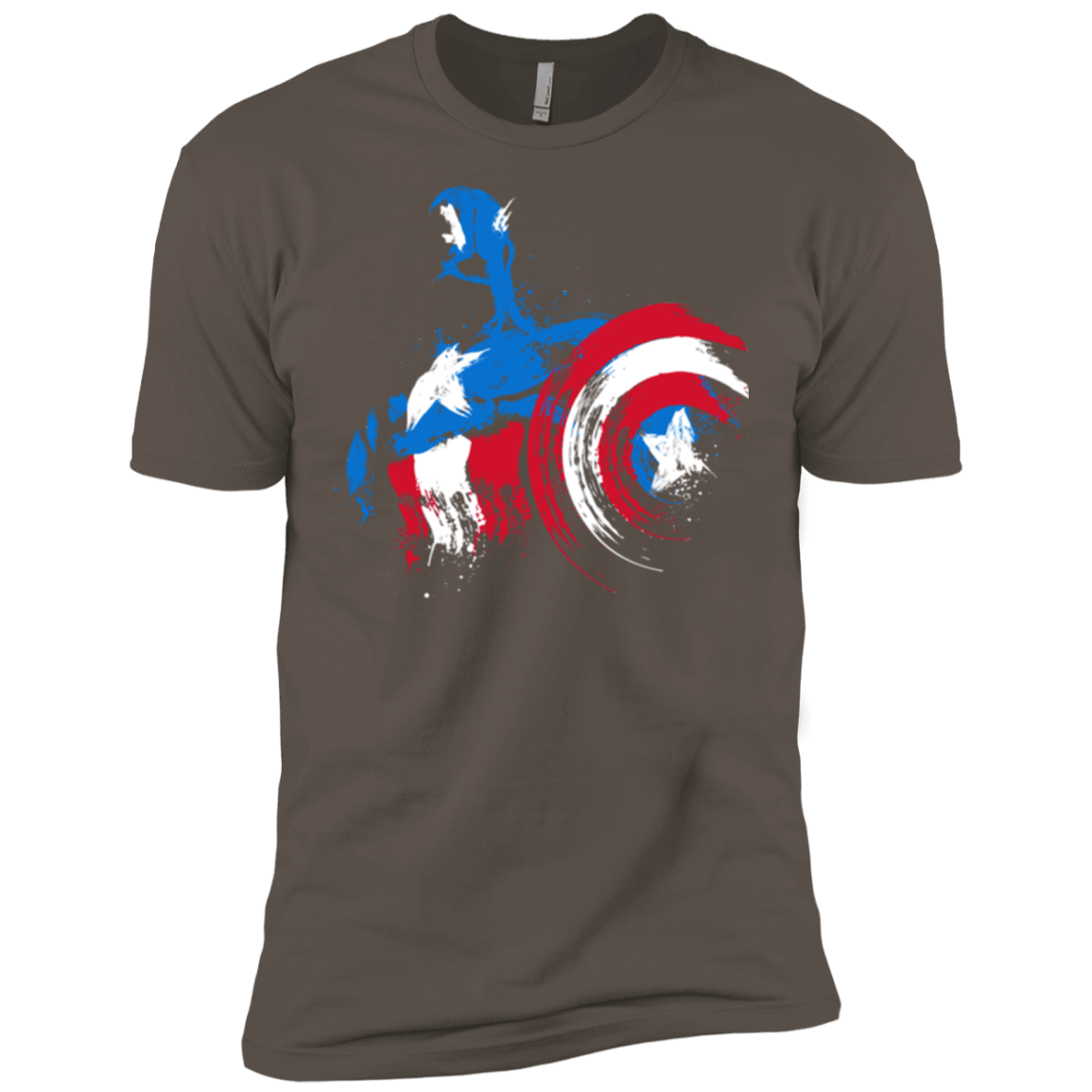 T-Shirts Warm Grey / X-Small Captain Men's Premium T-Shirt