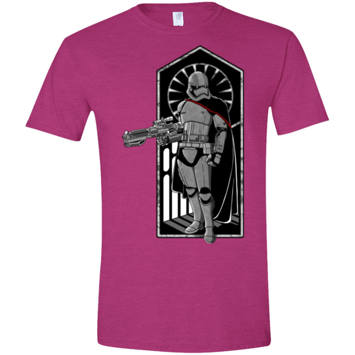 T-Shirts Antique Heliconia / S Captain Men's Semi-Fitted Softstyle