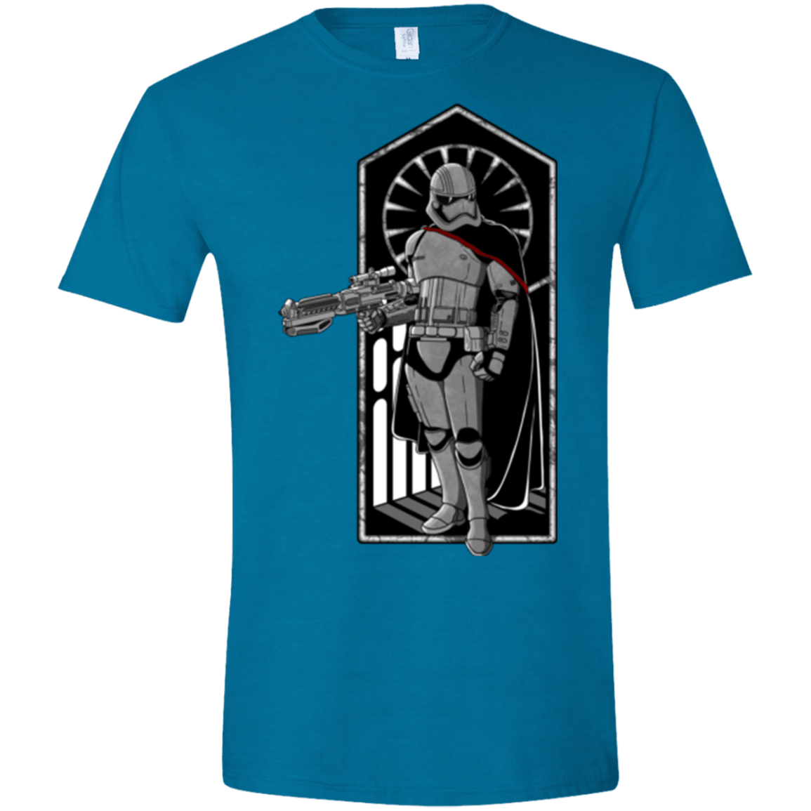 T-Shirts Antique Sapphire / S Captain Men's Semi-Fitted Softstyle