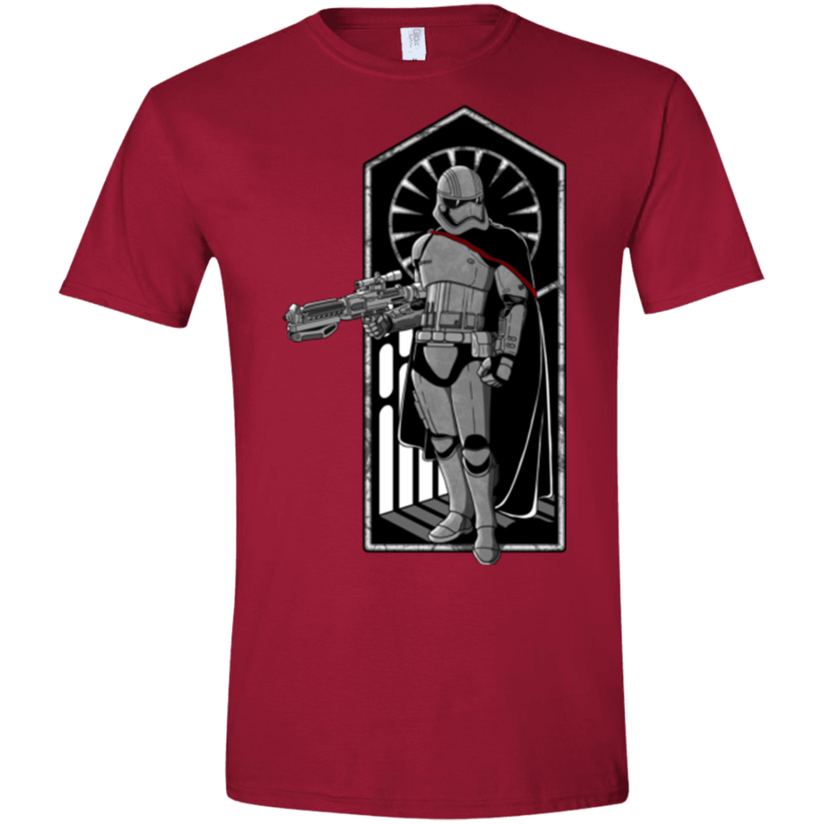 T-Shirts Cardinal Red / S Captain Men's Semi-Fitted Softstyle