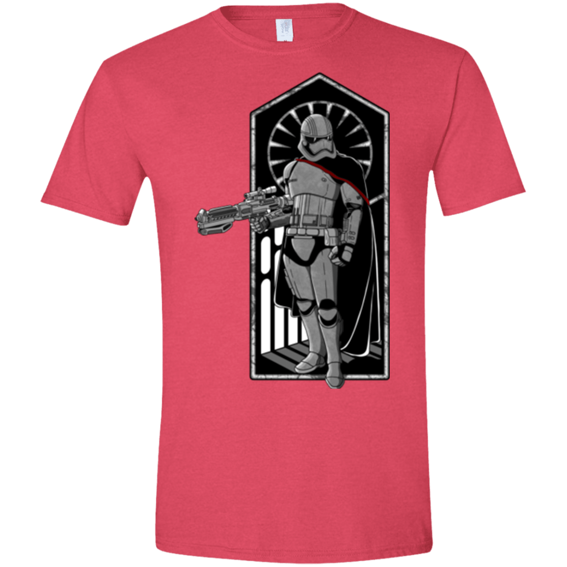 T-Shirts Heather Red / S Captain Men's Semi-Fitted Softstyle