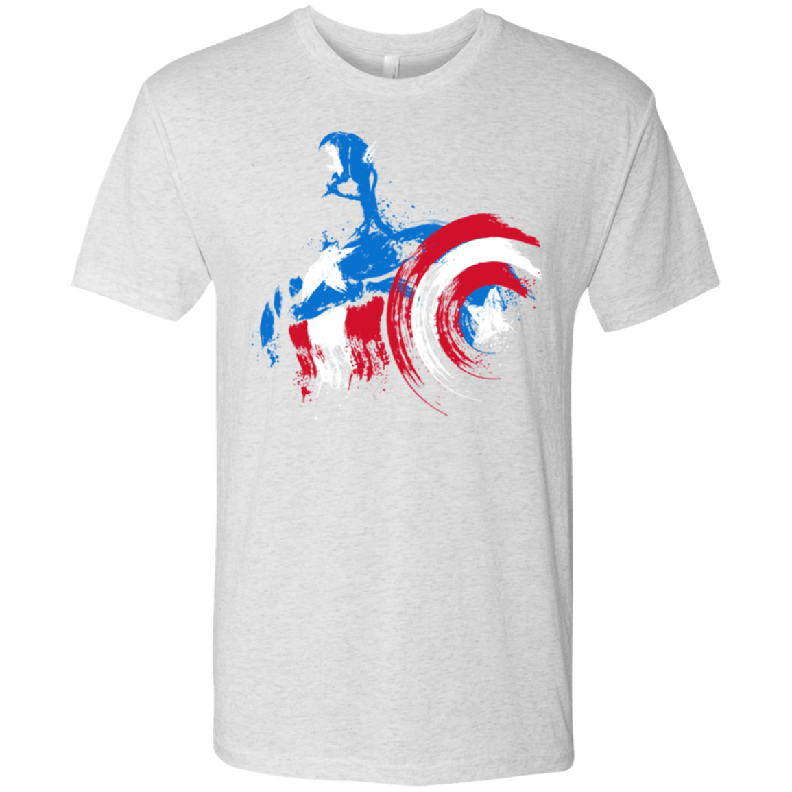 T-Shirts Heather White / S Captain Men's Triblend T-Shirt