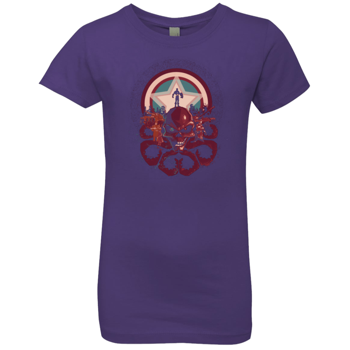 T-Shirts Purple Rush / YXS Captain Nightmare Girls Premium T-Shirt