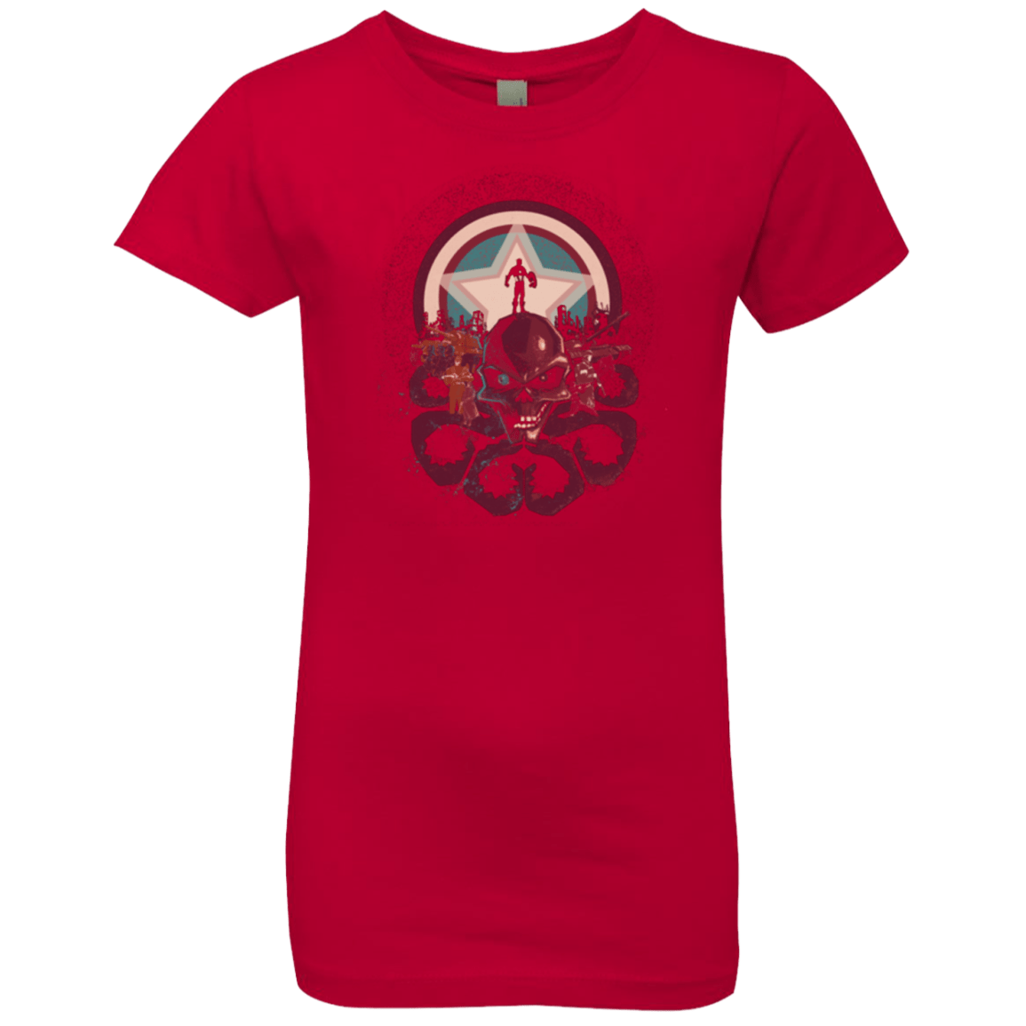 T-Shirts Red / YXS Captain Nightmare Girls Premium T-Shirt