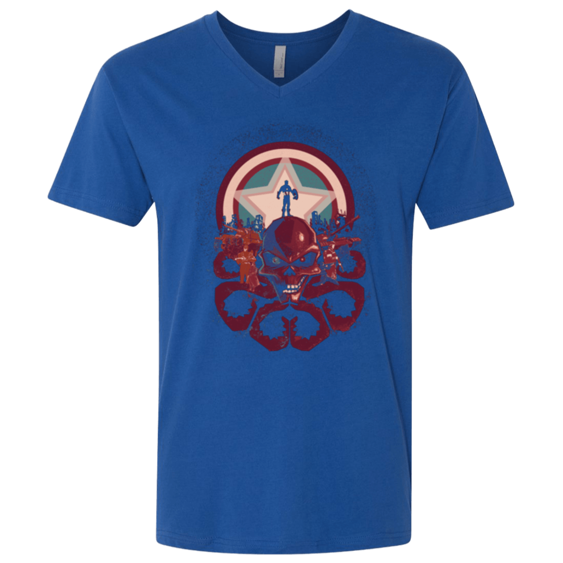 T-Shirts Royal / X-Small Captain Nightmare Men's Premium V-Neck