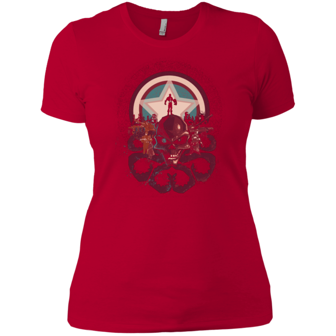 T-Shirts Red / X-Small Captain Nightmare Women's Premium T-Shirt