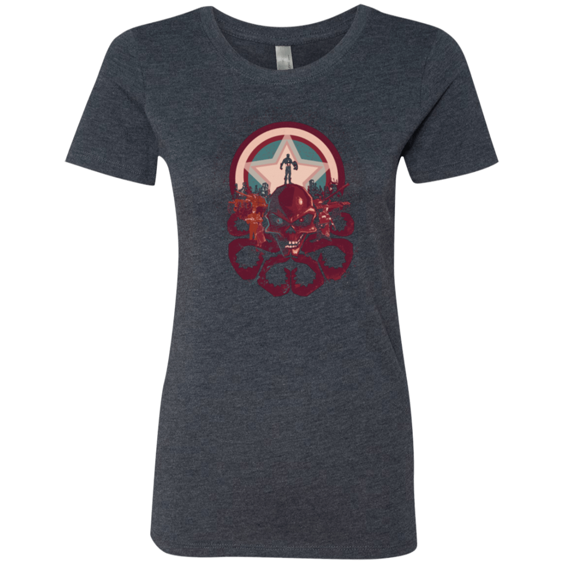 T-Shirts Vintage Navy / Small Captain Nightmare Women's Triblend T-Shirt