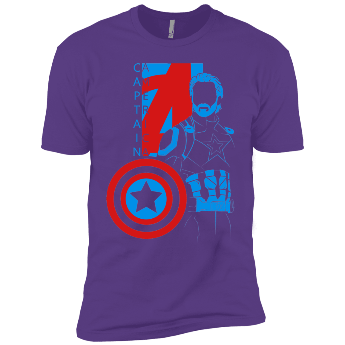 T-Shirts Purple Rush / YXS Captain Profile Boys Premium T-Shirt