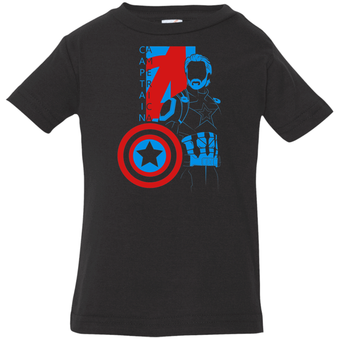 T-Shirts Black / 6 Months Captain Profile Infant Premium T-Shirt