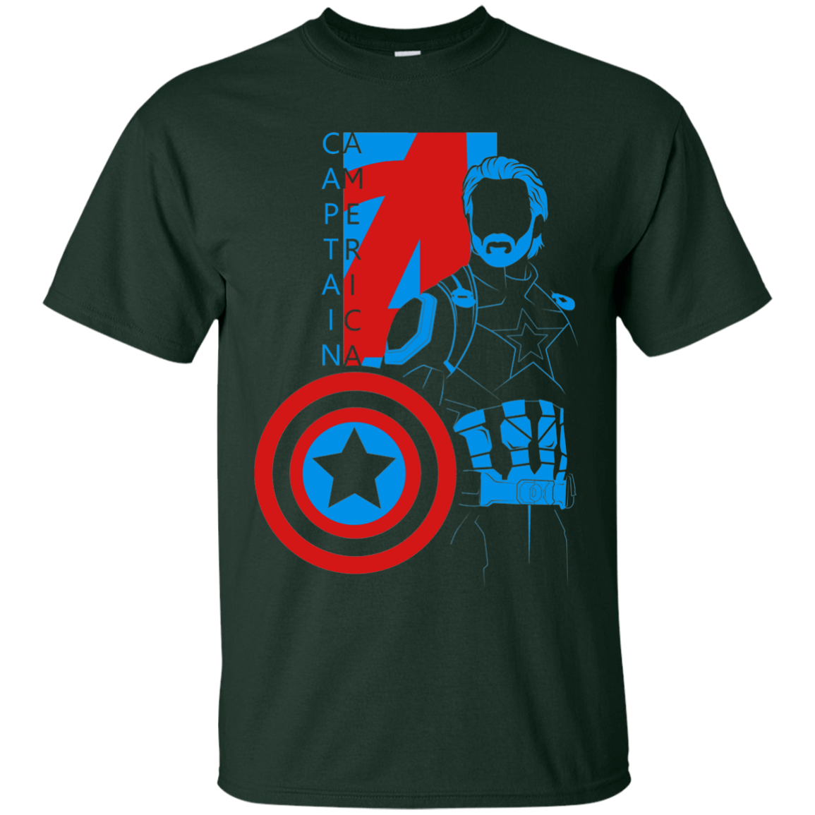 T-Shirts Forest / S Captain Profile T-Shirt