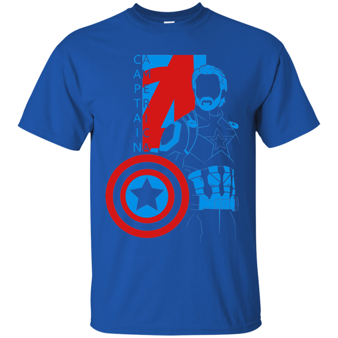 T-Shirts Royal / S Captain Profile T-Shirt