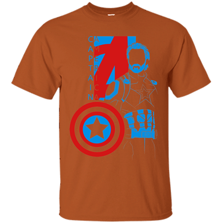 T-Shirts Texas Orange / S Captain Profile T-Shirt