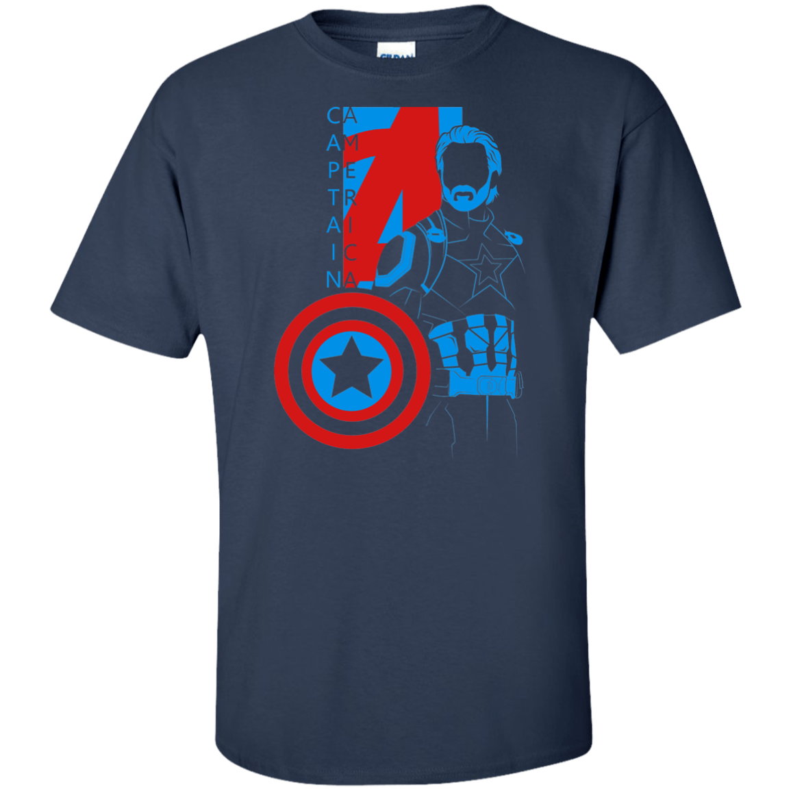 T-Shirts Navy / XLT Captain Profile Tall T-Shirt