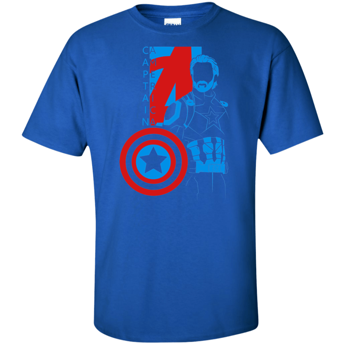 T-Shirts Royal / XLT Captain Profile Tall T-Shirt