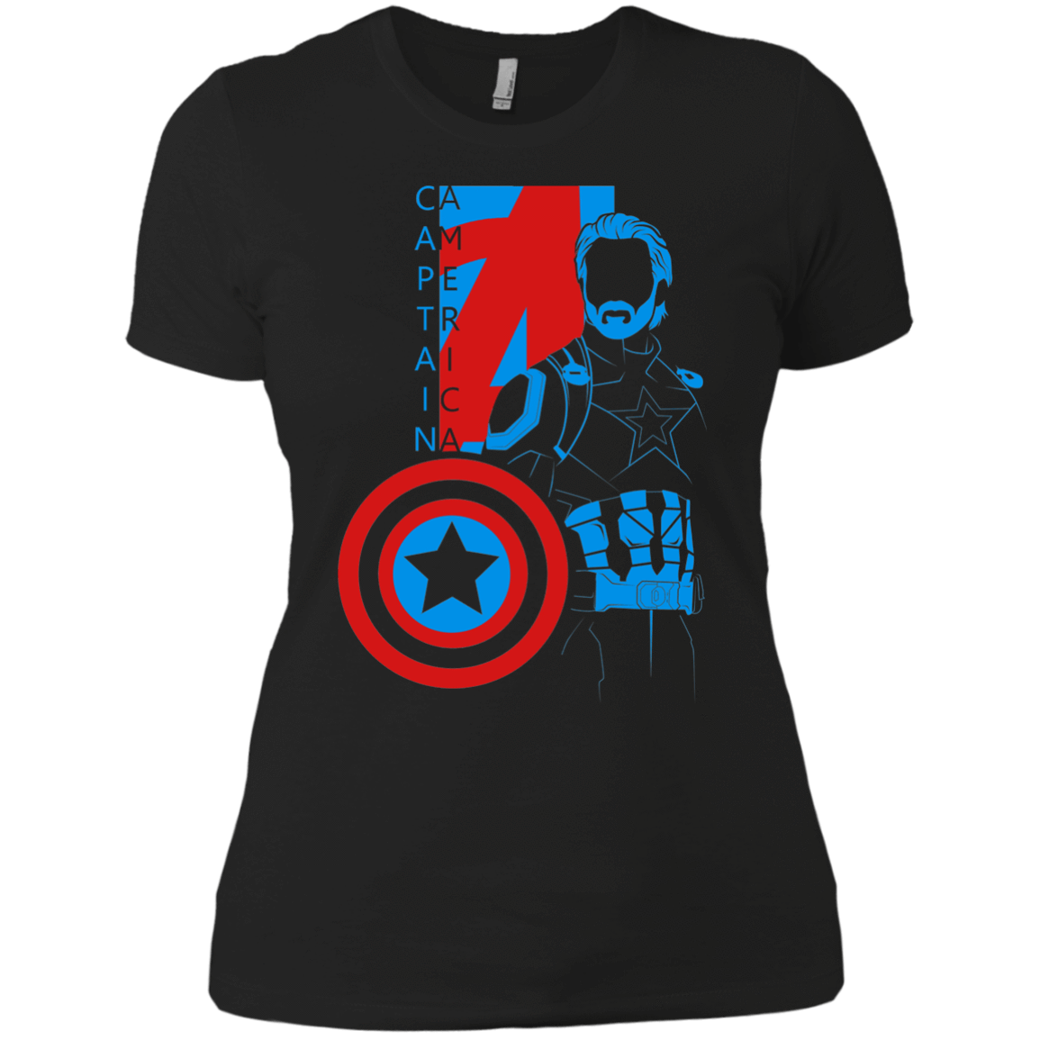 T-Shirts Black / X-Small Captain Profile Women's Premium T-Shirt
