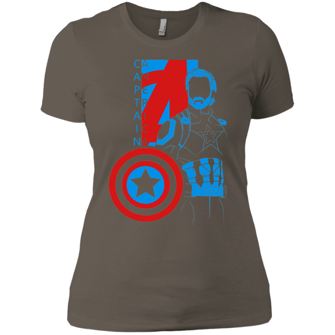 T-Shirts Warm Grey / X-Small Captain Profile Women's Premium T-Shirt