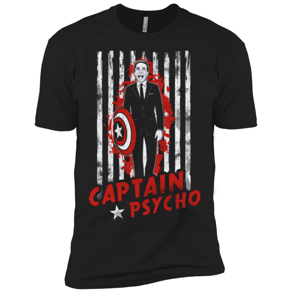 T-Shirts Black / X-Small Captain Psycho Men's Premium T-Shirt