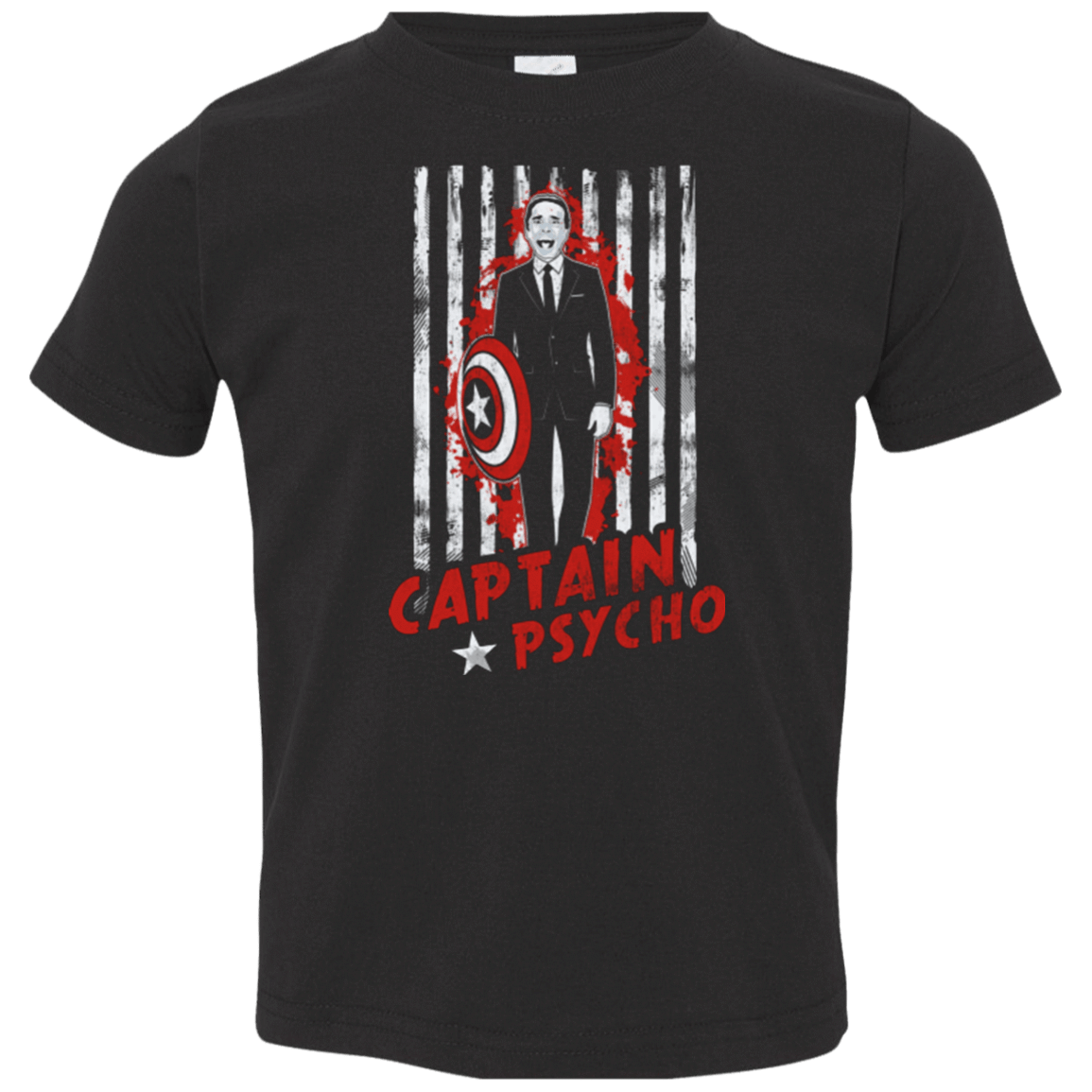 T-Shirts Black / 2T Captain Psycho Toddler Premium T-Shirt