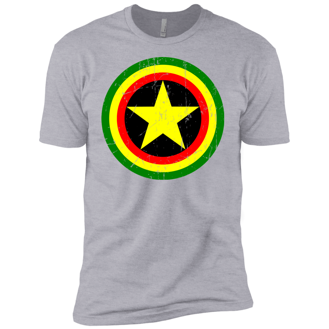 T-Shirts Heather Grey / YXS Captain Rasta Boys Premium T-Shirt