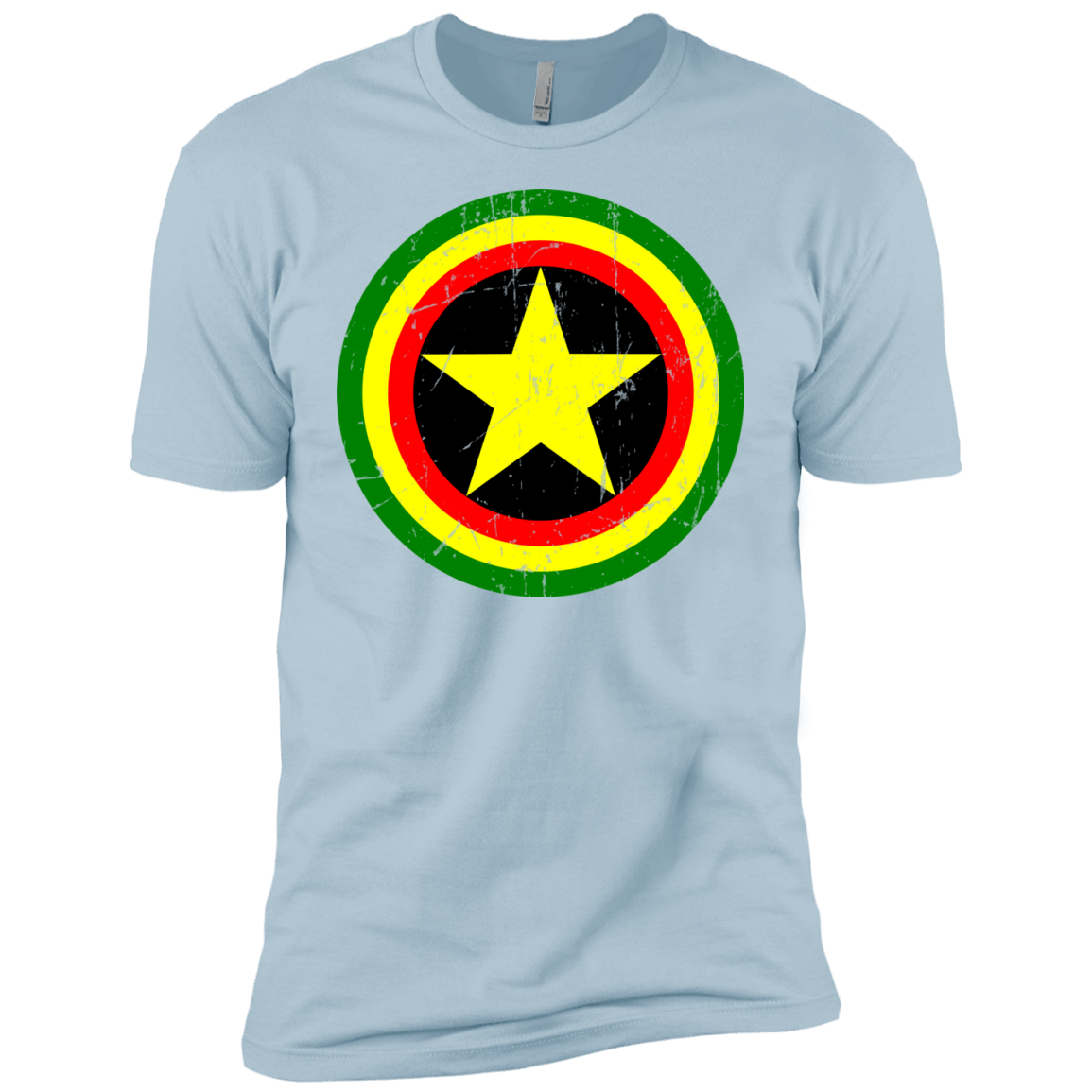 T-Shirts Light Blue / YXS Captain Rasta Boys Premium T-Shirt