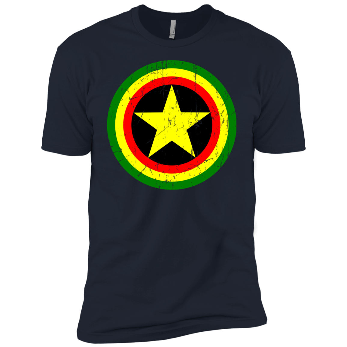 T-Shirts Midnight Navy / YXS Captain Rasta Boys Premium T-Shirt