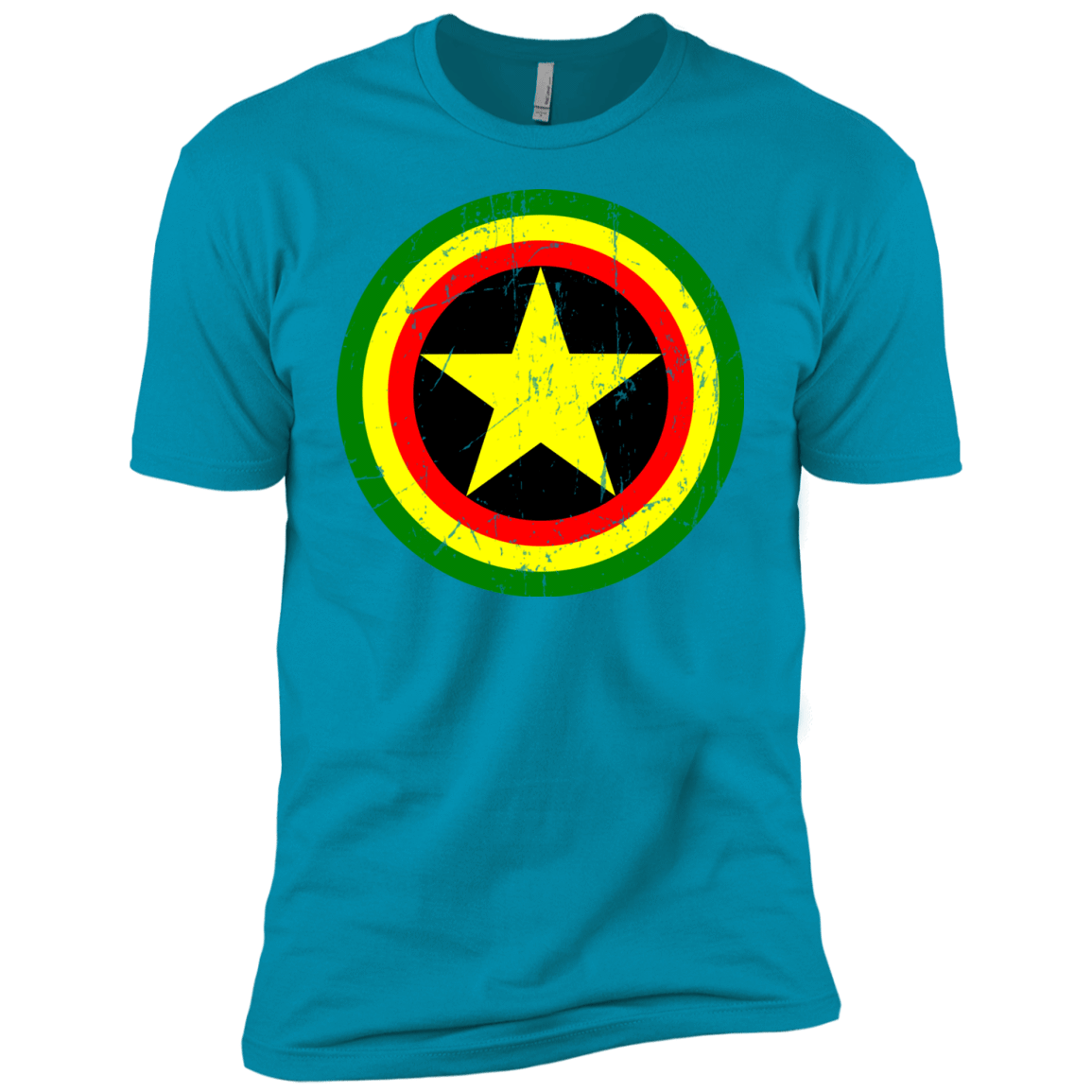 T-Shirts Turquoise / YXS Captain Rasta Boys Premium T-Shirt