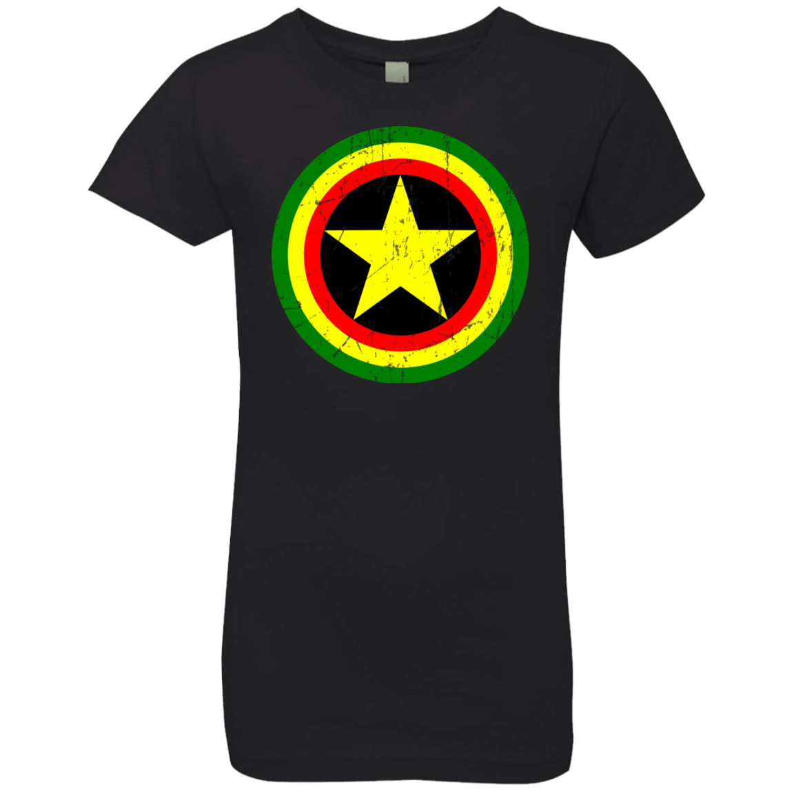 T-Shirts Black / YXS Captain Rasta Girls Premium T-Shirt
