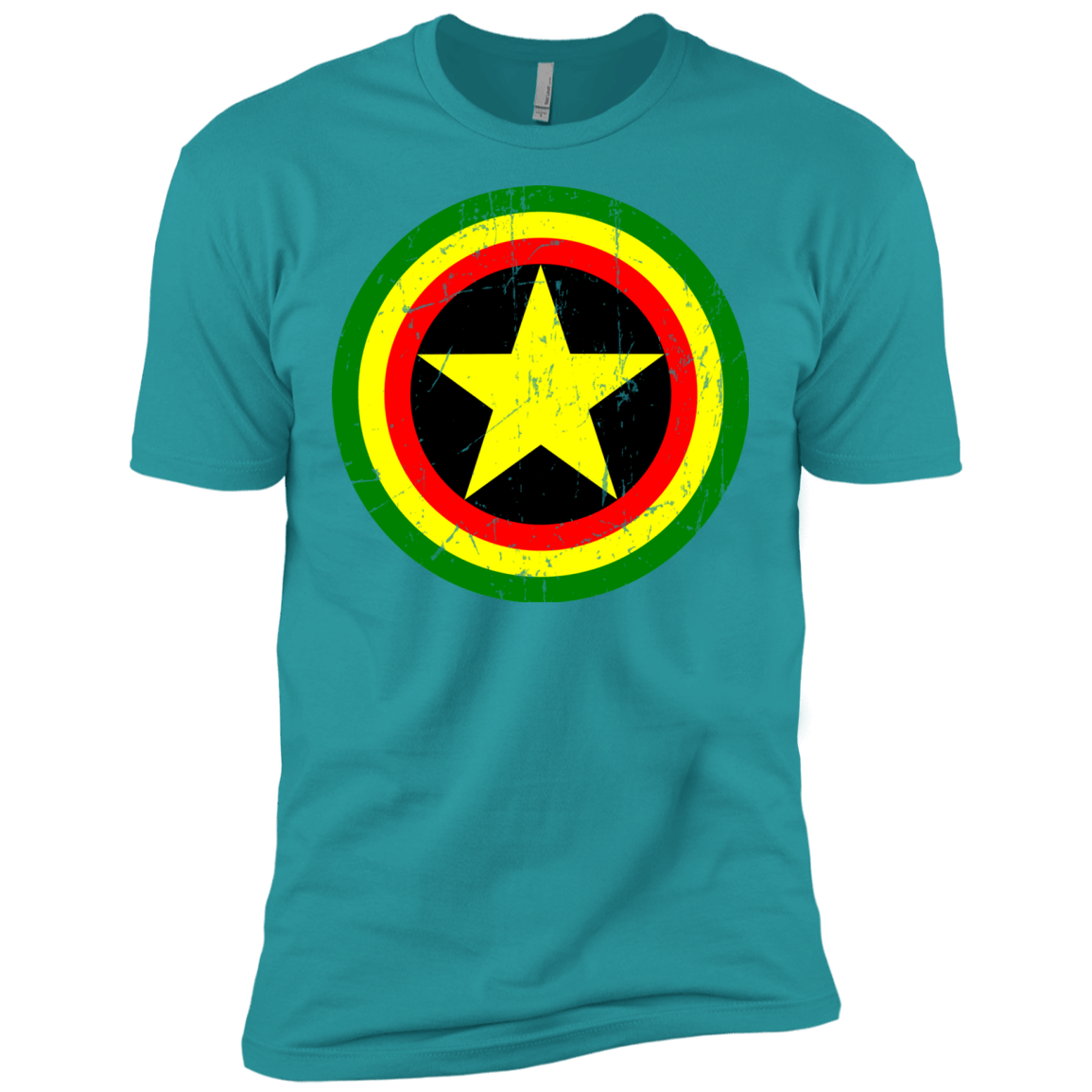 T-Shirts Tahiti Blue / X-Small Captain Rasta Men's Premium T-Shirt