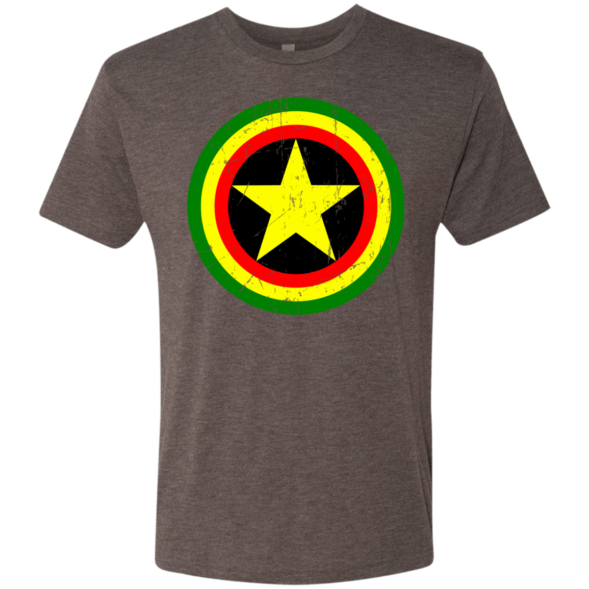 T-Shirts Macchiato / Small Captain Rasta Men's Triblend T-Shirt