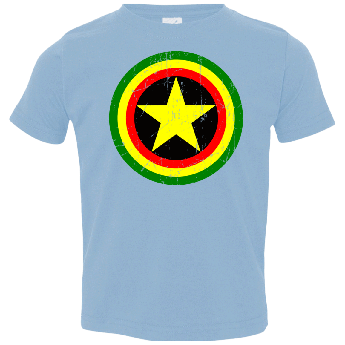 T-Shirts Light Blue / 2T Captain Rasta Toddler Premium T-Shirt