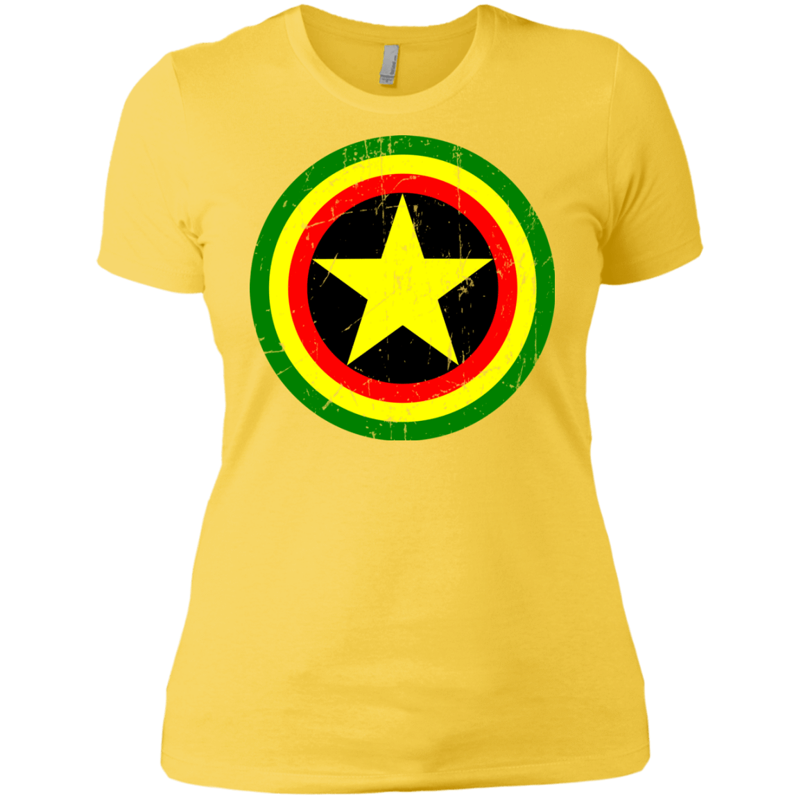 T-Shirts Vibrant Yellow / X-Small Captain Rasta Women's Premium T-Shirt