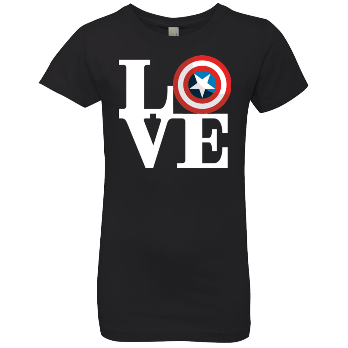 T-Shirts Black / YXS Captain's Love Girls Premium T-Shirt