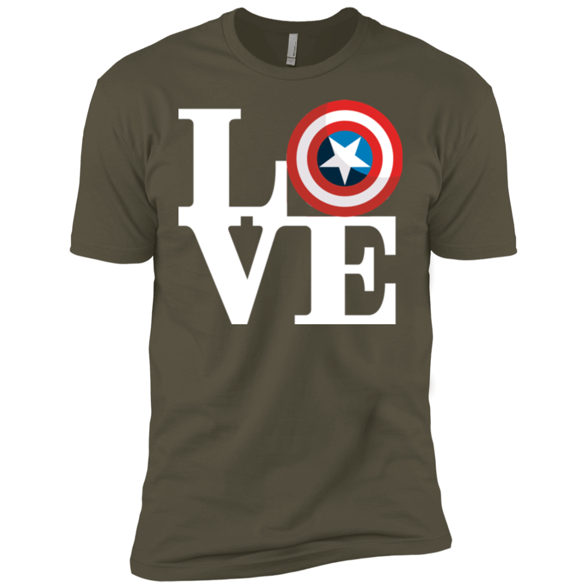 T-Shirts Military Green / X-Small Captain's Love Men's Premium T-Shirt