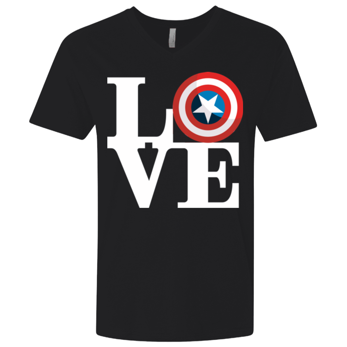 T-Shirts Black / X-Small Captain's Love Men's Premium V-Neck
