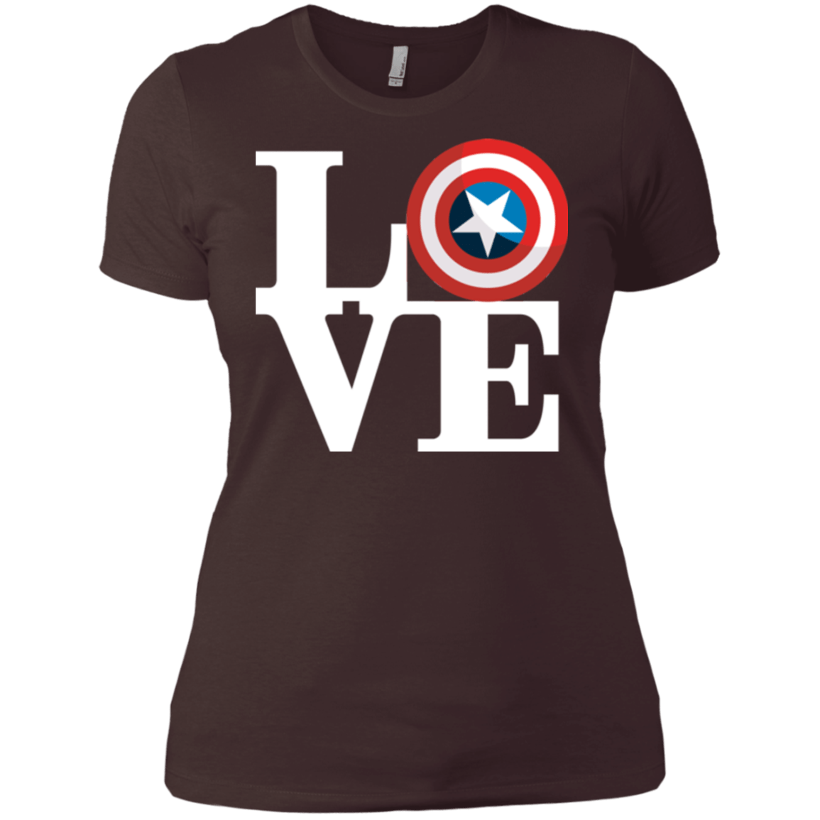 T-Shirts Dark Chocolate / X-Small Captain's Love Women's Premium T-Shirt