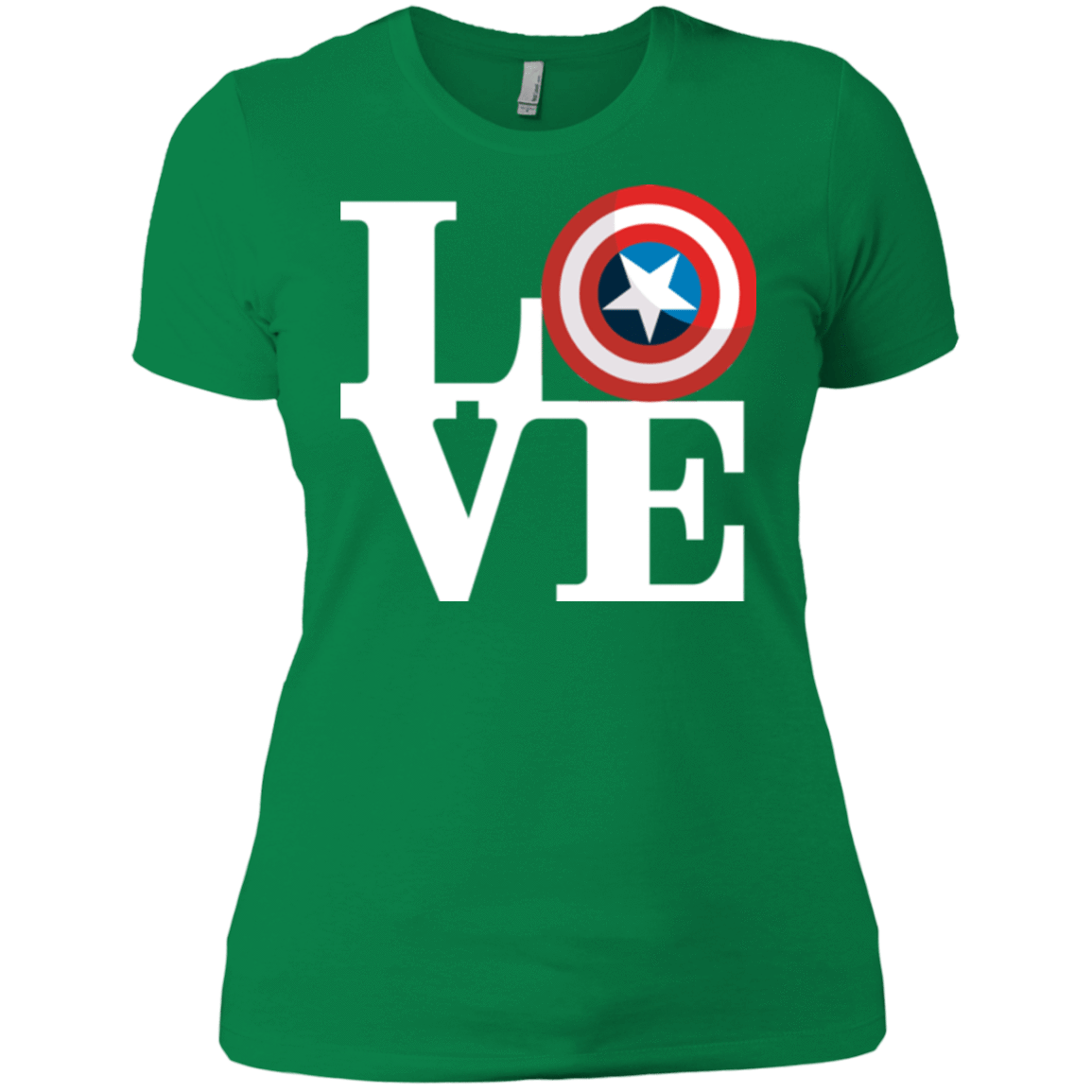 T-Shirts Kelly Green / X-Small Captain's Love Women's Premium T-Shirt
