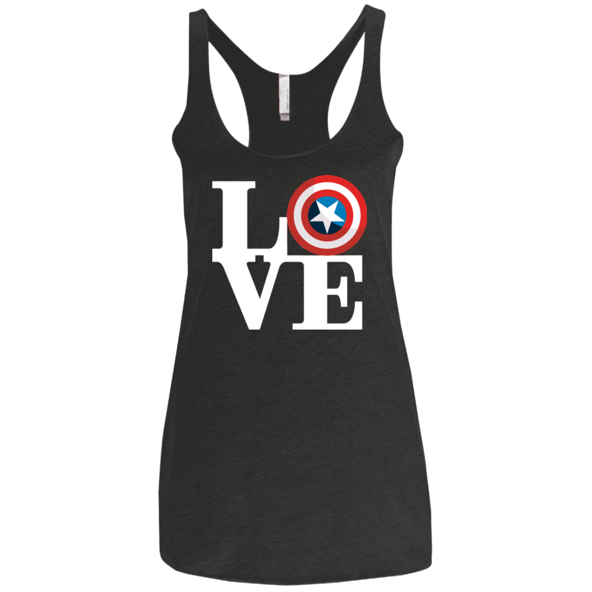 T-Shirts Vintage Black / X-Small Captain's Love Women's Triblend Racerback Tank