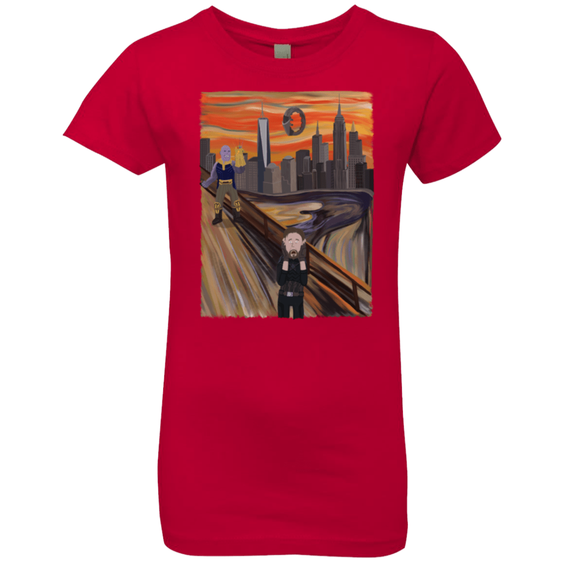 T-Shirts Red / YXS Captain Scream Girls Premium T-Shirt