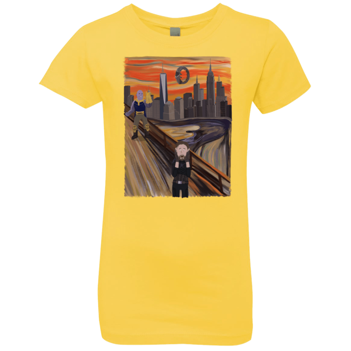 T-Shirts Vibrant Yellow / YXS Captain Scream Girls Premium T-Shirt