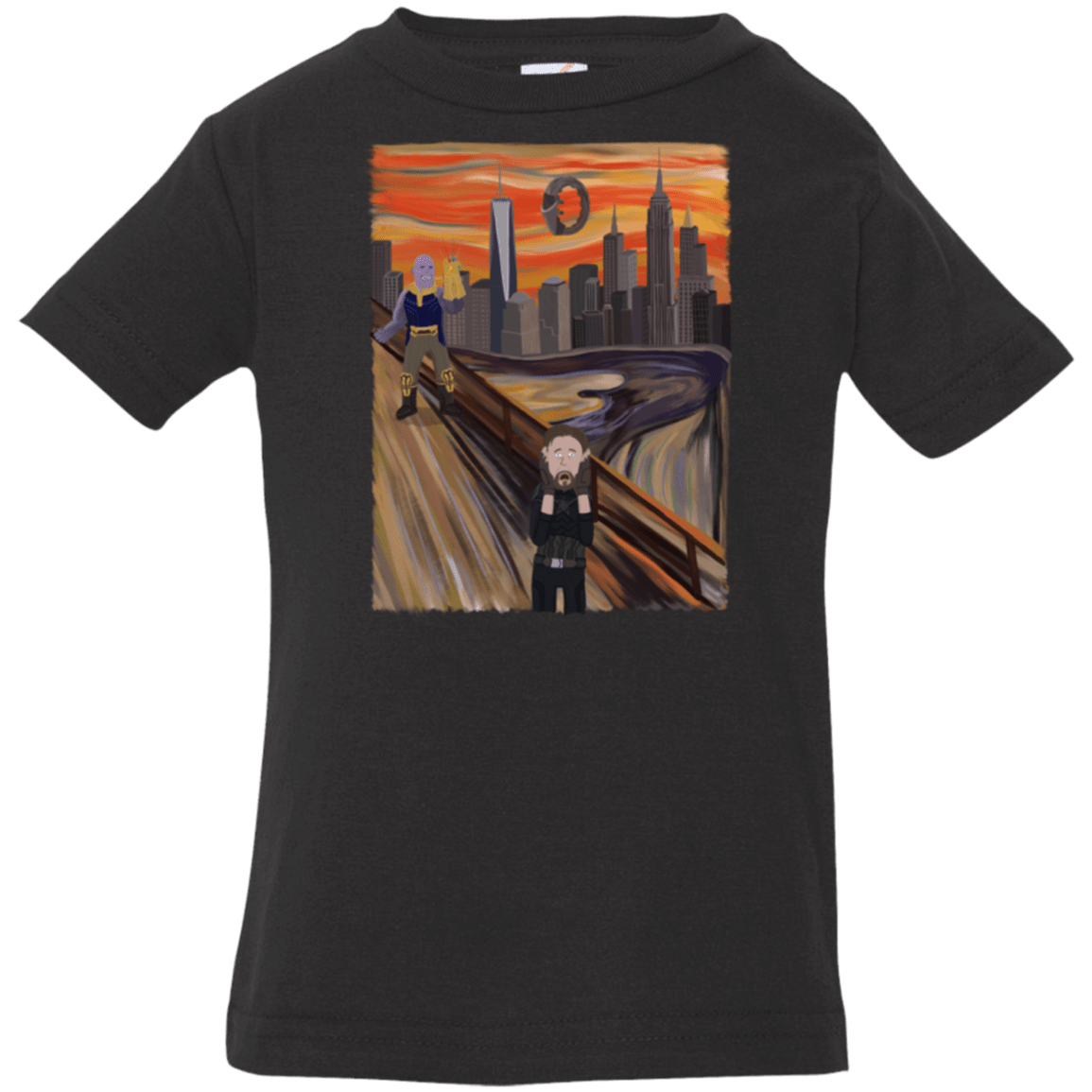 T-Shirts Black / 6 Months Captain Scream Infant Premium T-Shirt