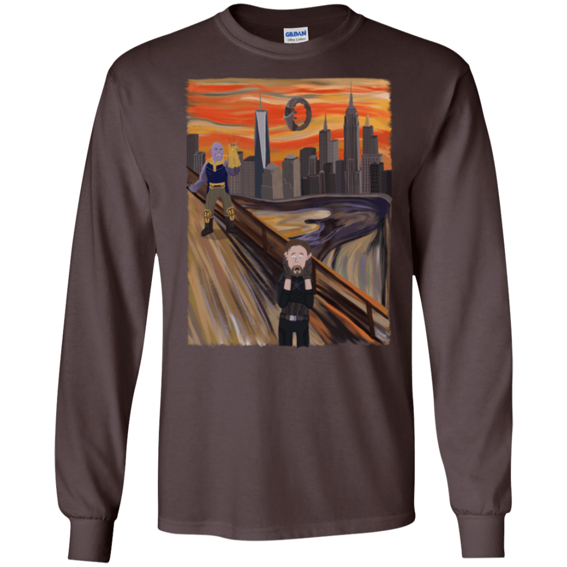 T-Shirts Dark Chocolate / S Captain Scream Men's Long Sleeve T-Shirt