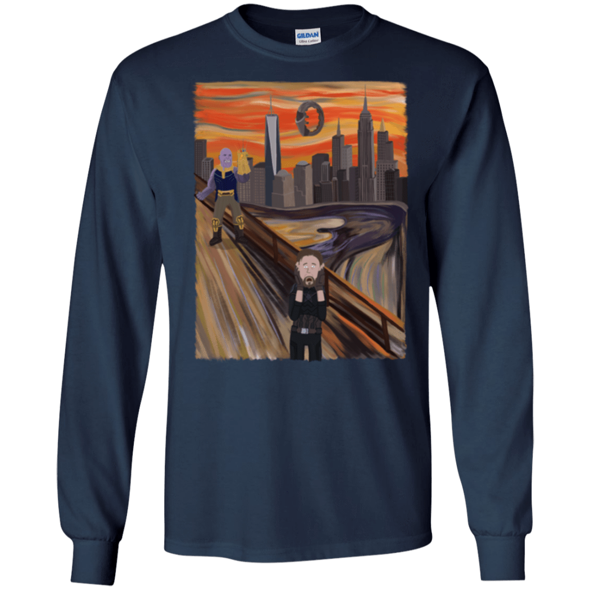 T-Shirts Navy / S Captain Scream Men's Long Sleeve T-Shirt