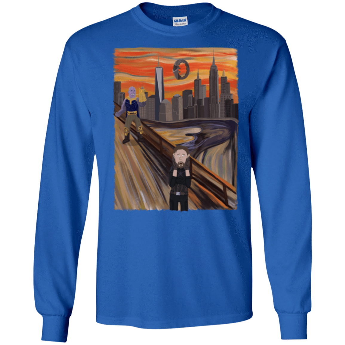 T-Shirts Royal / S Captain Scream Men's Long Sleeve T-Shirt