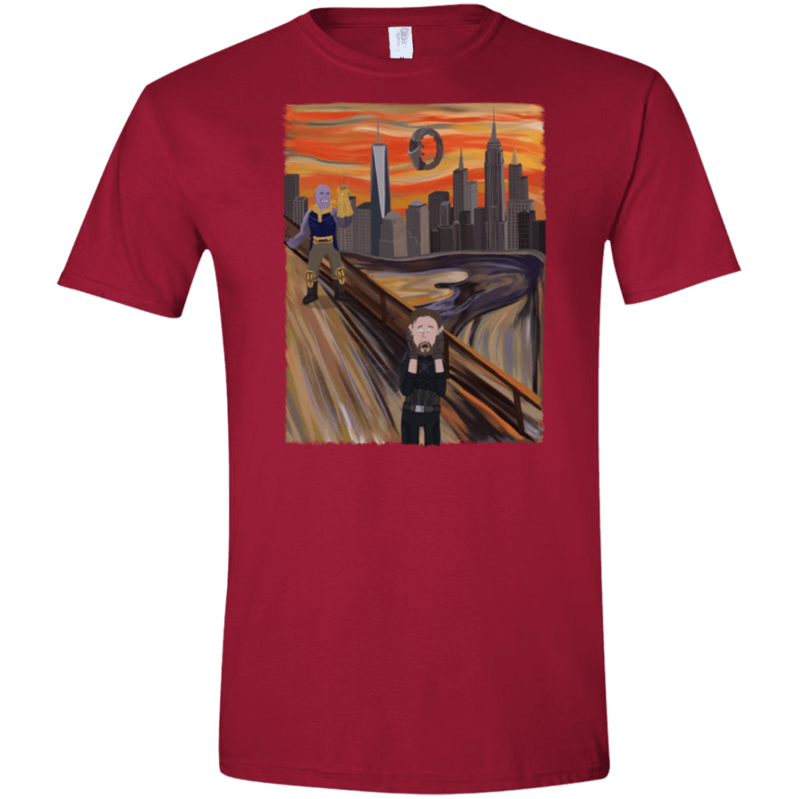 T-Shirts Cardinal Red / S Captain Scream Men's Semi-Fitted Softstyle