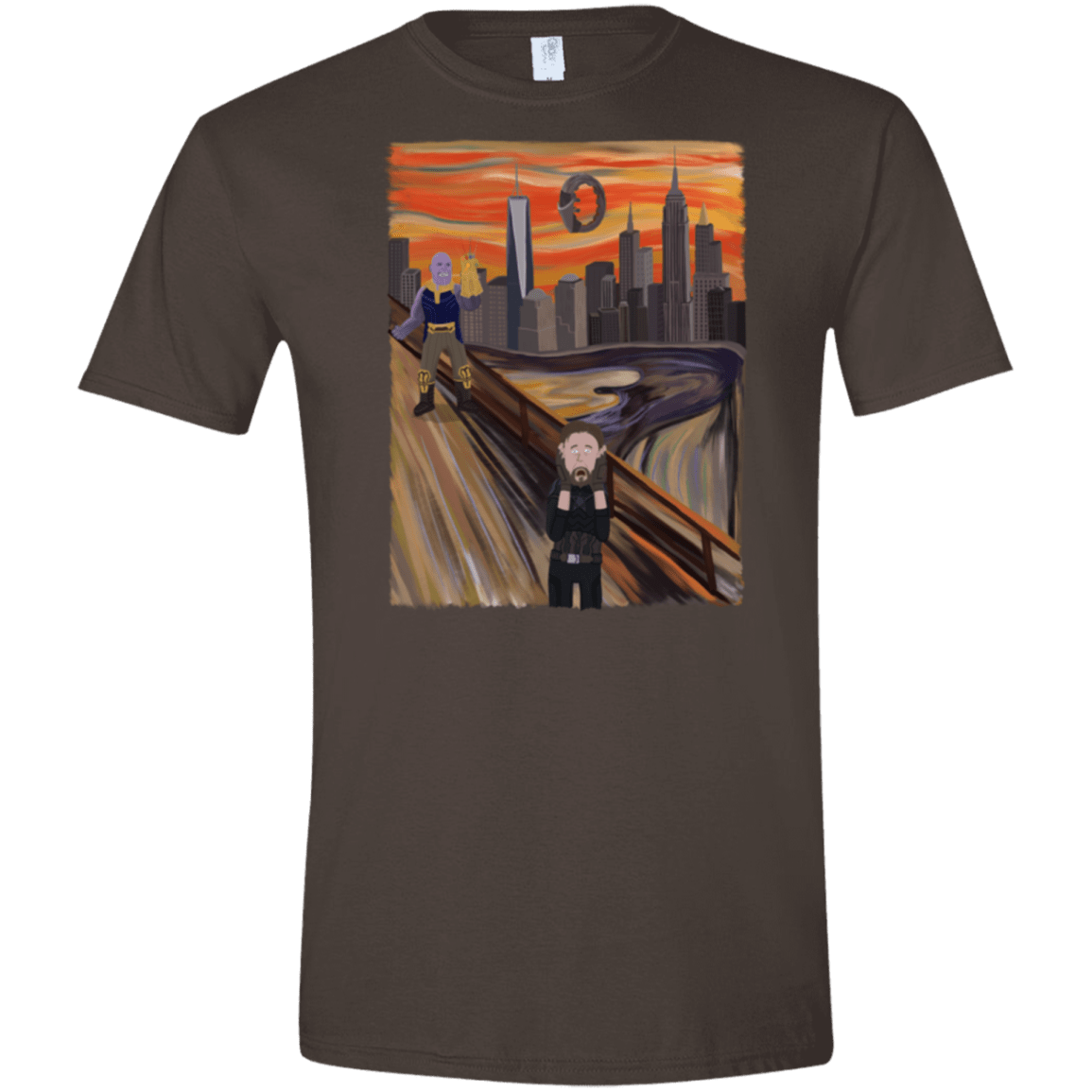 T-Shirts Dark Chocolate / S Captain Scream Men's Semi-Fitted Softstyle